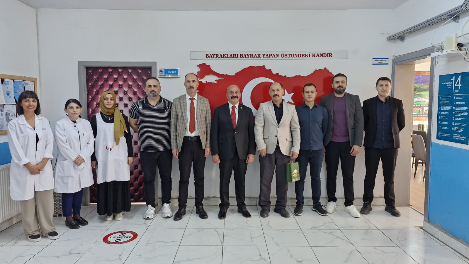 İSBİR’DEN ÖĞRETMENLERE ANLAMLI ZİYARET