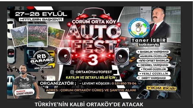 ORTAKÖY’DE BİR İLK GERÇEKLEŞECEK