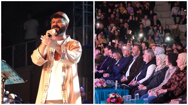 İLAHİ VE EZGİLERLE DOLU GECE ÇORUM’U MEST ETTİ