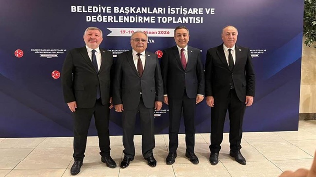 MHP’Lİ BAŞKANLAR İSTİŞAREDE BULUŞTU