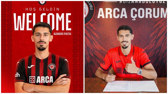 ALEXANDRE PENETRA, ARCA ÇORUM FK’DA!