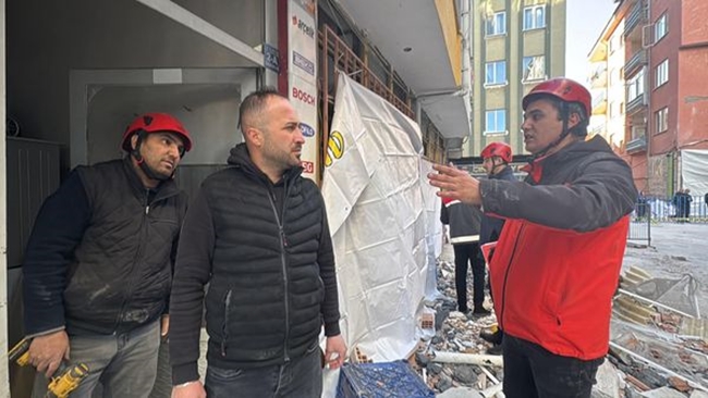 HASAR TESPÄ°T Ã‡ALIÅžMALARI SÃœRÃœYOR