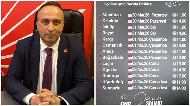 CHP, İLÇELERDE DANIŞMA KURULU TOPLANTILARI YAPACAK