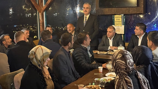 AHLATCI, ORTAKÖYLÜLERLE ORTAKÖY’E YAPILACAKLARI KONUŞTU